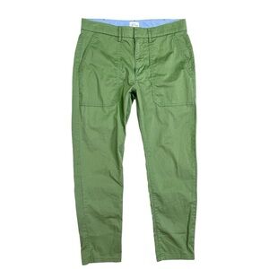 J. Crew Slim Boyfriend Chino Pants in Green Size 27